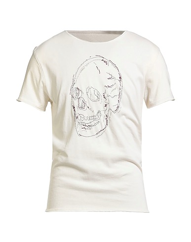 JOHN VARVATOS T-shirt Avorio 100% Cotone