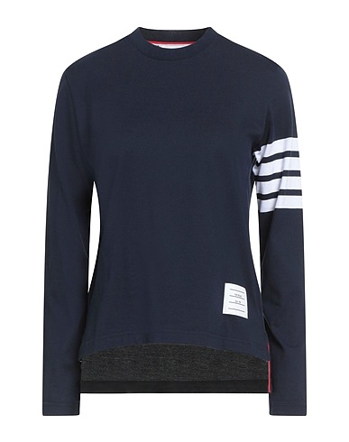 THOM BROWNE T-shirt Navy blue 100% Cotton