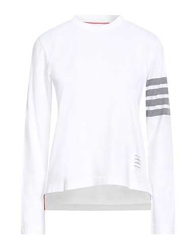 THOM BROWNE T-shirt Bianco 100% Cotone