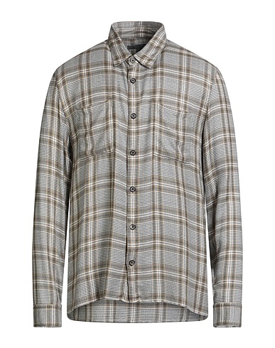 JOHN VARVATOS Camicia fantasia Grigio 100% Viscosa