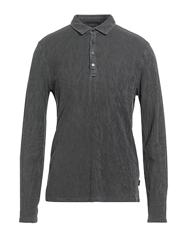 JOHN VARVATOS Polo shirt Grey 100% Organic cotton