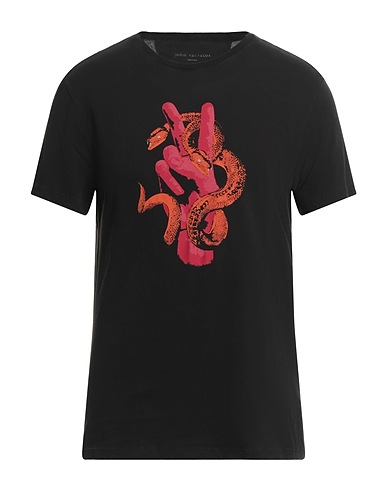 JOHN VARVATOS Футболка Чёрный 100% Хлопок