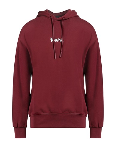 DISCLAIMER Felpa Bordeaux 100% Cotone