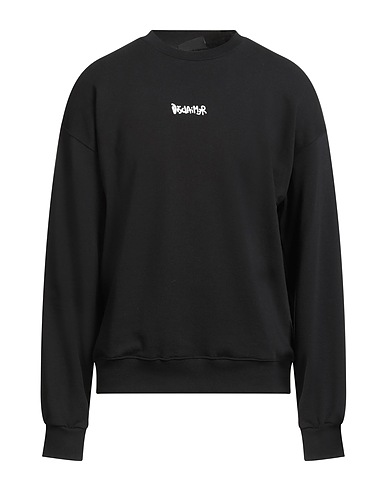 DISCLAIMER Felpa Nero 100% Cotone
