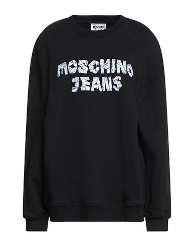 MOSCHINO JEANS Sweatshirt Black 100% Cotton