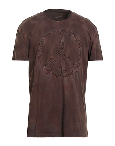 JOHN VARVATOS T-shirt Marrone 100% Cotone
