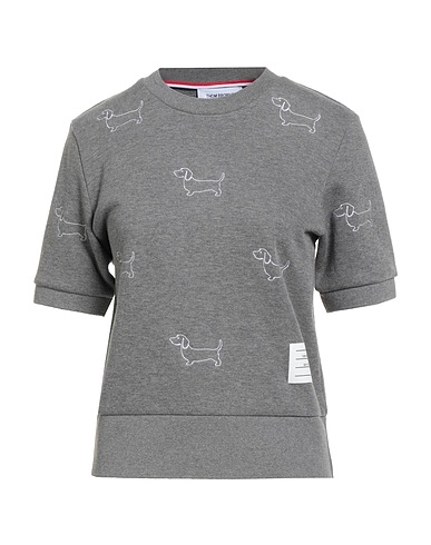 THOM BROWNE Sweatshirt Grey 100% Cotton