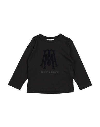 PAOLO PECORA T-Shirt Schwarz 50% Baumwolle, 50% Modal