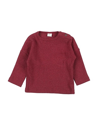 RIFFLE. AMSTERDAM T-shirt Burgundy 95% Organic cotton, 5% Elastane