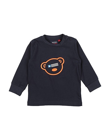 ASPEN POLO CLUB T-shirt Navy blue 95% Cotton, 5% Elastane