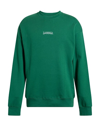 DISCLAIMER Sweatshirt Green 100% Cotton