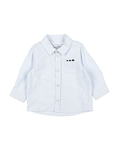 TARTINE ET CHOCOLAT Camicia fantasia Celeste 100% Cotone