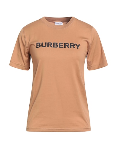BURBERRY T-shirt Camel 100% Cotton, Elastane