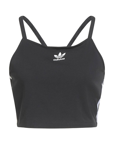 ADIDAS ORIGINALS Top Black 93% Cotton, 7% Elastane