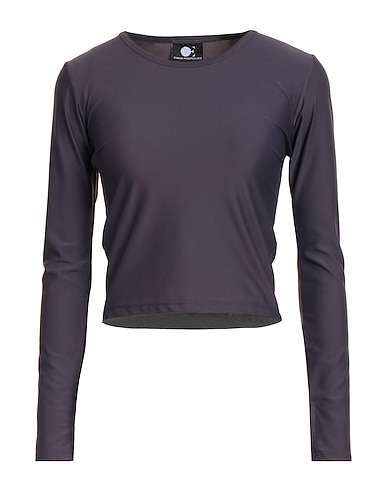 DIEGO RODRIGUEZ T-shirt Dark purple 90% Cotton, 10% Elastane