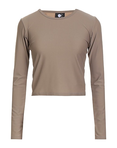 DIEGO RODRIGUEZ T-shirt Taupe 90% Cotton, 10% Elastane