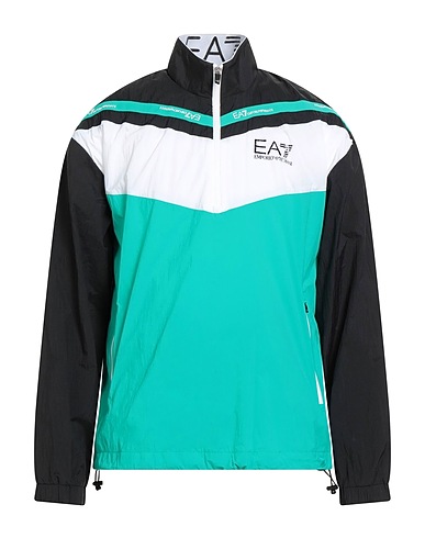 EA7 Jacket Black 100% Polyamide, Polyester, Elastane