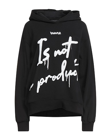 DISCLAIMER Hooded track jacket  Black 100% Cotton
