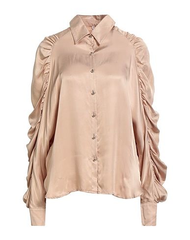 SAHOCO Camicie e bluse tinta unita Beige 100% Tencel™