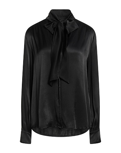 ALPHA STUDIO Camicie e bluse tinta unita Nero 100% Viscosa