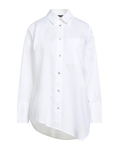 ALPHA STUDIO Solid color shirts & blouses 97% Cotton, 3% Elastane