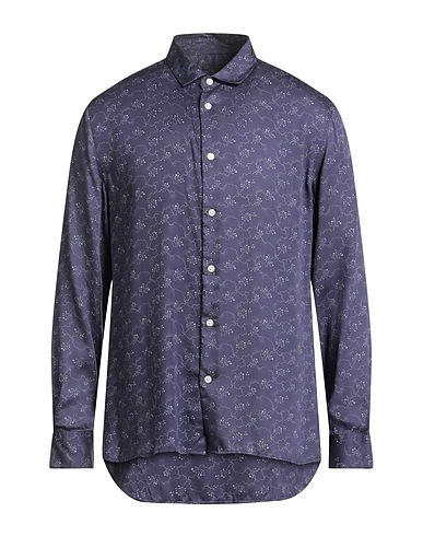 JOHN VARVATOS Camicia fantasia Malva 100% Modal