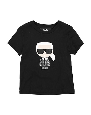 KARL LAGERFELD T-shirt KIDS Nero 100% Cotone organico