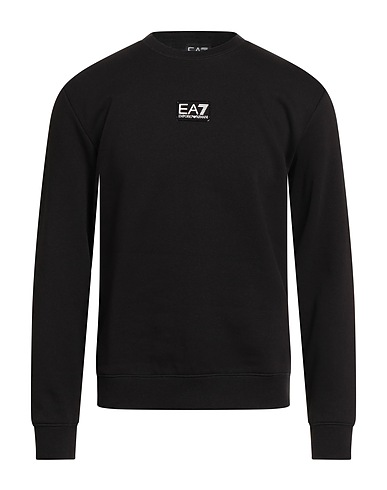 EA7 Sweatshirt Black 85% Cotton, 15% Polyester, Elastane