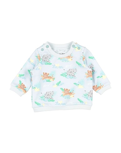 KENZO KIDS Sweatshirt Sky blue 95% Cotton, 5% Elastane