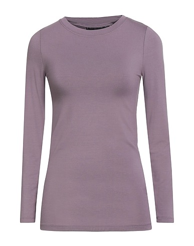 ALPHA STUDIO Basic T-Shirt Lilac 92% Viscose, 8% Elastane
