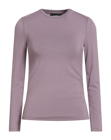 ALPHA STUDIO Basic T-Shirt Lilac 92% Viscose, 8% Elastane