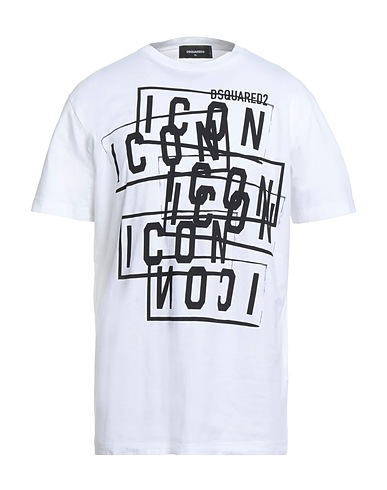 DSQUARED2 Camiseta ICON Blanco 100% Algodón