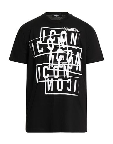 DSQUARED2 T-shirt ICON Black 100% Cotton