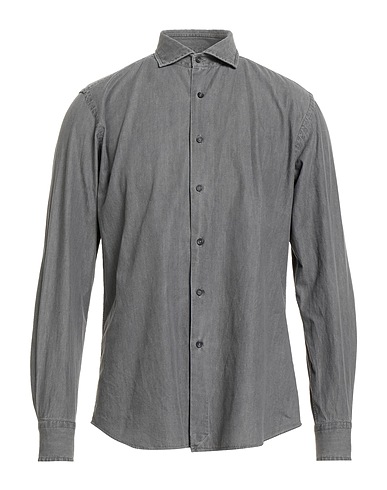 XACUS Denim shirt Grey 100% Cotton