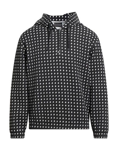 EMPORIO ARMANI Felpa Nero 76% Cotone, 18% Poliestere, 6% Elastan