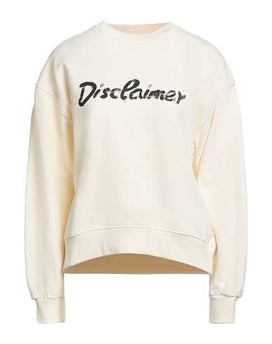 DISCLAIMER Sweatshirt Cream 100% Cotton