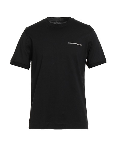 EMPORIO ARMANI Basic T-shirt Black 100% Cotton