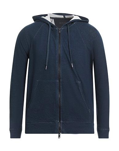 JOHN VARVATOS Hoodie Nachtblau 98% Baumwolle, 2% Elastan
