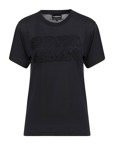 EMPORIO ARMANI T-shirt Midnight blue 100% Lyocell