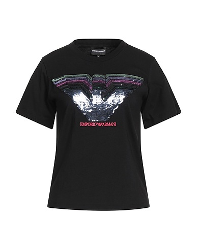 EMPORIO ARMANI T-shirt Black 100% Cotton