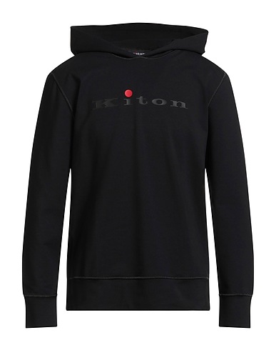 KITON Толстовка Чёрный 89% Хлопок, 11% Эластан