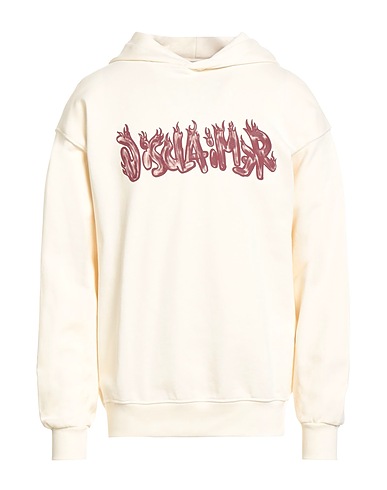 DISCLAIMER Hooded track jacket  Ivory 100% Cotton