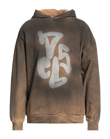 DISCLAIMER Hooded sweatshirt Dark green 100% Cotton