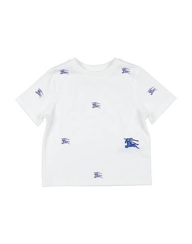 BURBERRY PRORSUM T-shirt Bianco 100% Cotone, Elastan