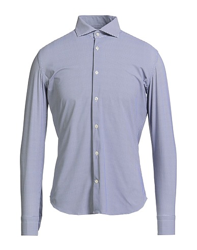 CALIBAN Patterned shirt Navy 74% Polyamide, 26% Elastane