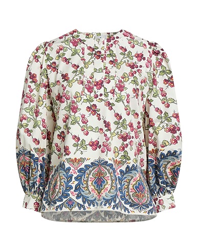 ETRO Top Ivory 97% Cotton, 3% Elastane