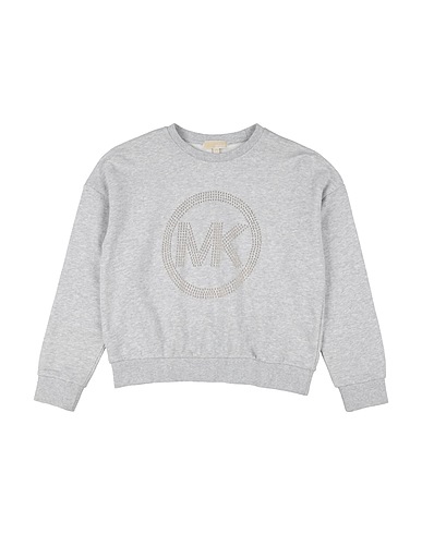 MICHAEL KORS KIDS Sweatshirt Light grey 100% Cotton, Elastane