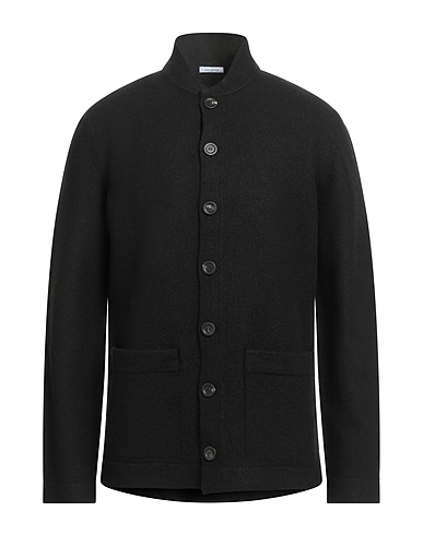 MALO Cardigan Black 100% Virgin Wool