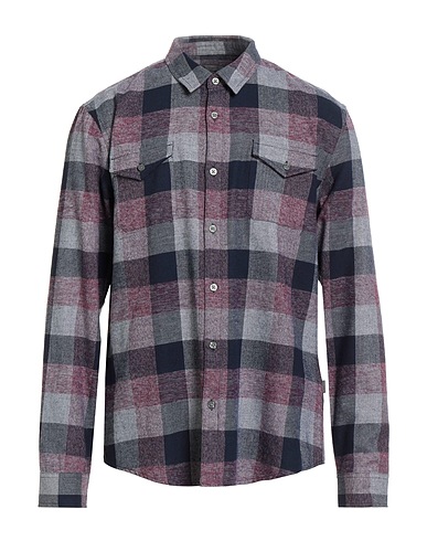 JOHN VARVATOS Checked shirt Purple 100% Cotton