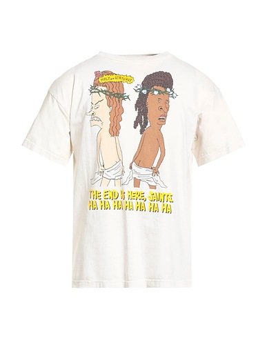 SAINT MICHAEL x DENIM TEARS T-shirt White 100% Cotton